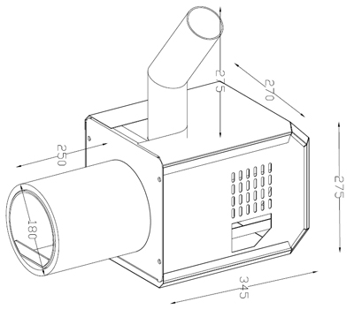 Palnik MB80W