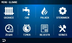 REG-03TFT Menu