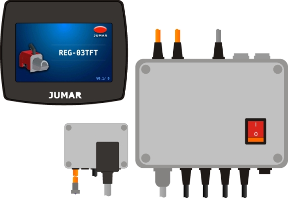 Pellets burner controller REG-03TFT